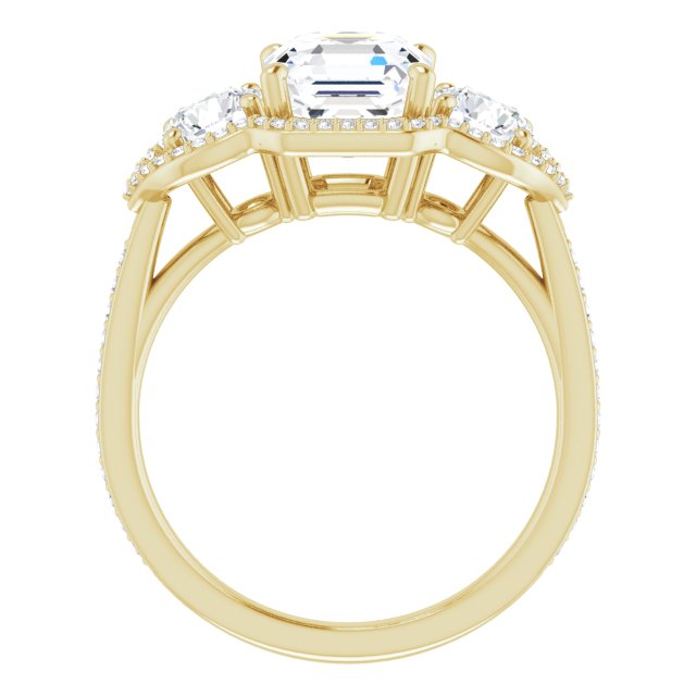 Yellow Gold-Asscher