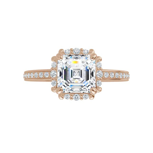 Rose Gold-Asscher