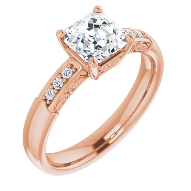 Rose Gold-Asscher