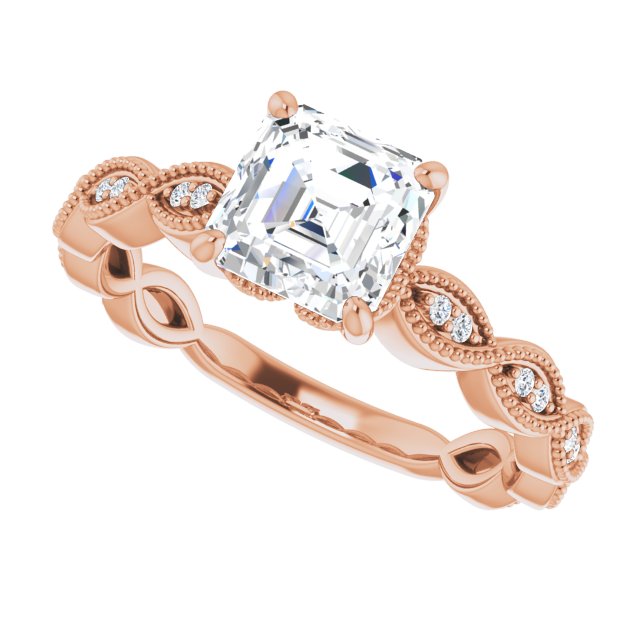 Rose Gold-Asscher