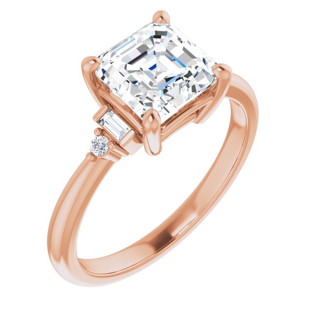 Rose Gold-Asscher