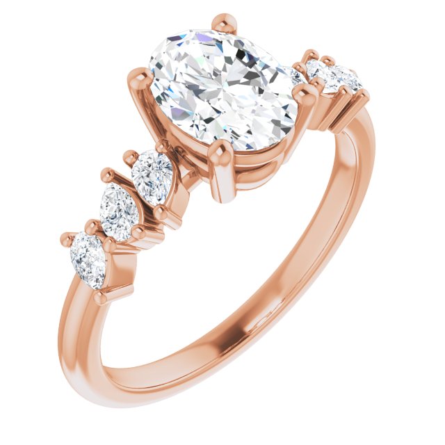 Rose Gold-Oval