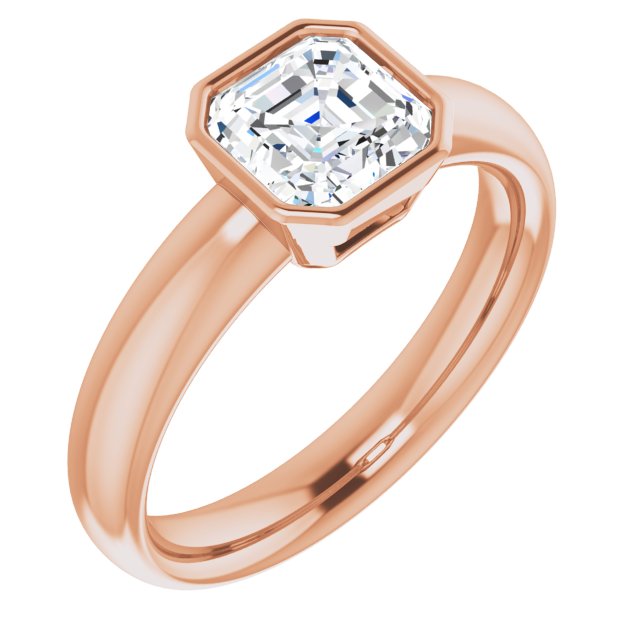 Rose Gold-Asscher