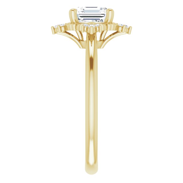 Yellow Gold-Asscher