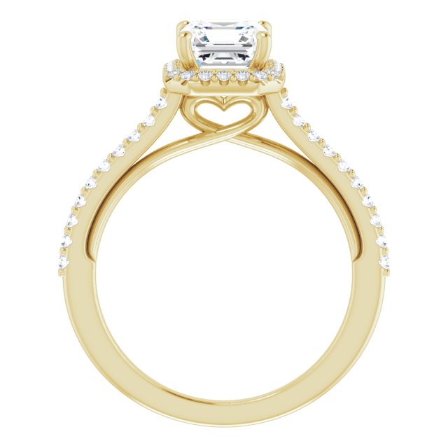 Yellow Gold-Asscher