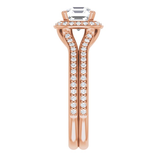 Rose Gold-Asscher