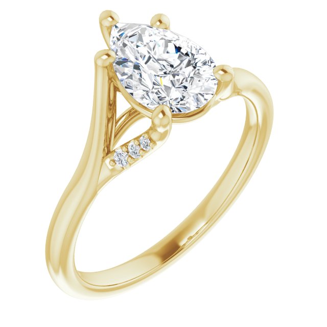 Yellow Gold-Pear