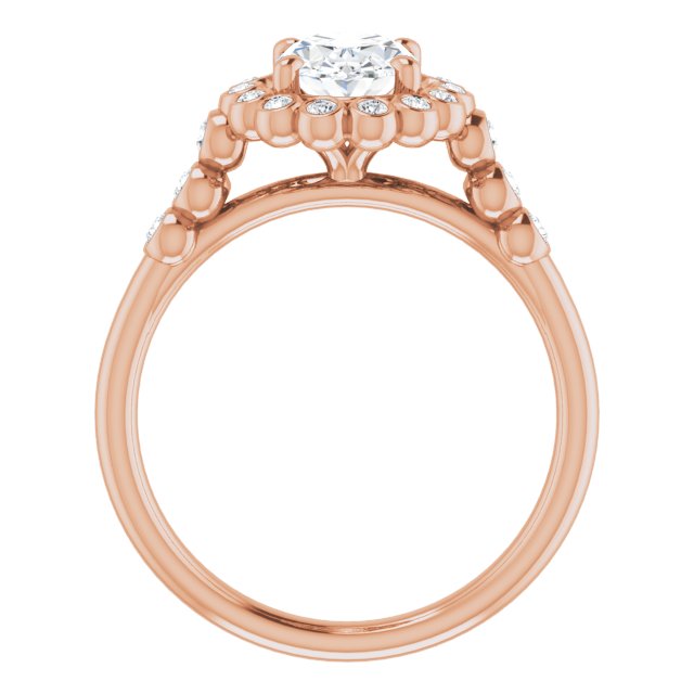 Rose Gold-Oval