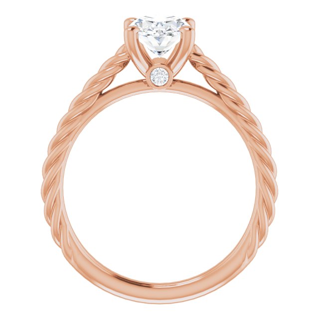 Rose Gold-Oval