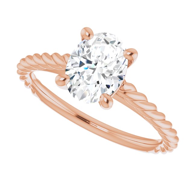 Rose Gold-Oval