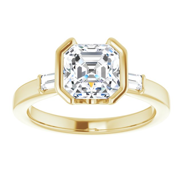 Yellow Gold-Asscher