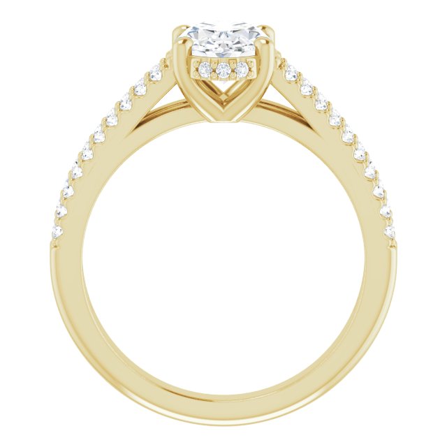 Yellow Gold-Oval