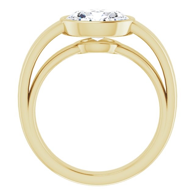 Yellow Gold-Oval