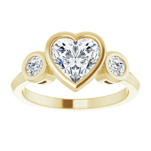 Yellow Gold-Heart