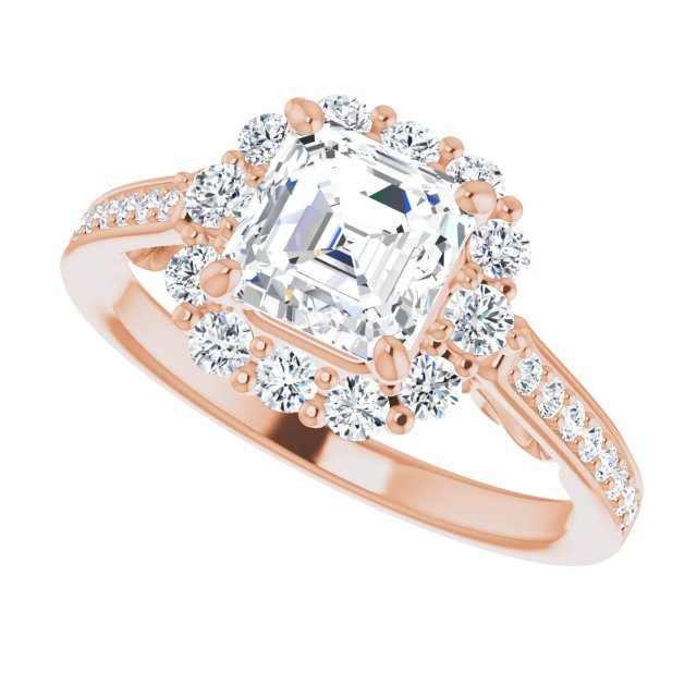 Rose Gold-Asscher