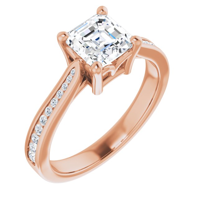 Rose Gold-Asscher