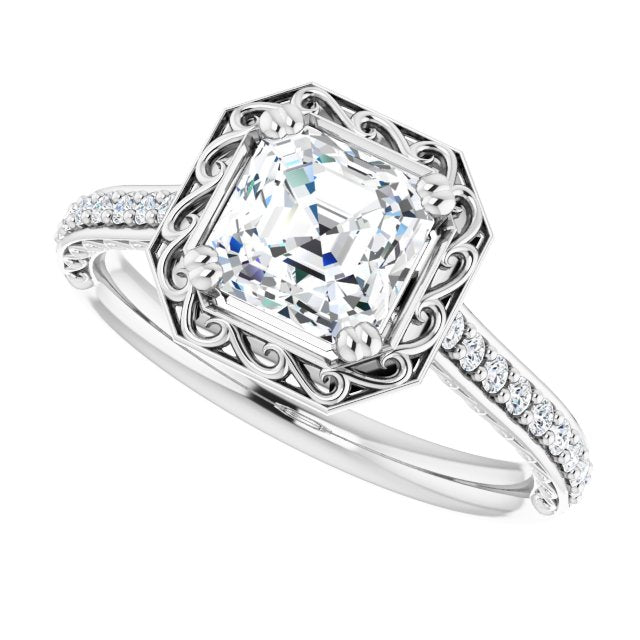 White Gold-Asscher