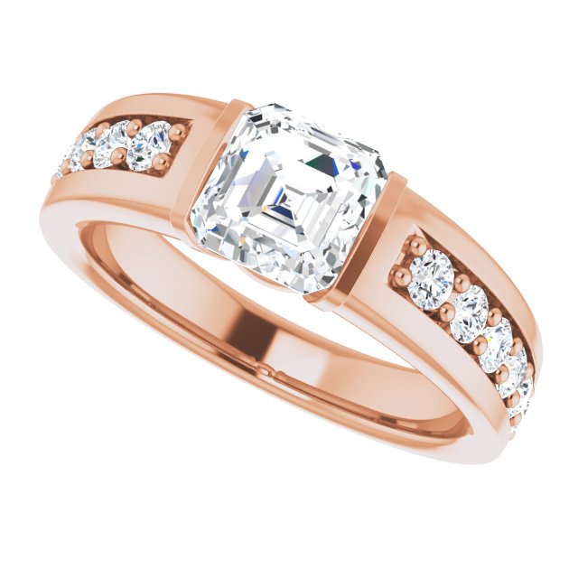 Rose Gold-Asscher