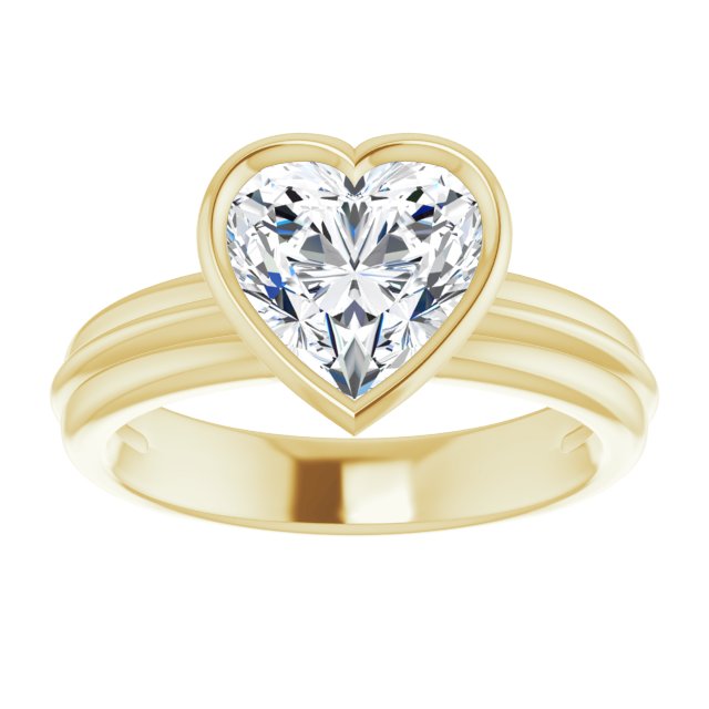 Yellow Gold-Heart