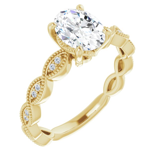 Yellow Gold-Oval