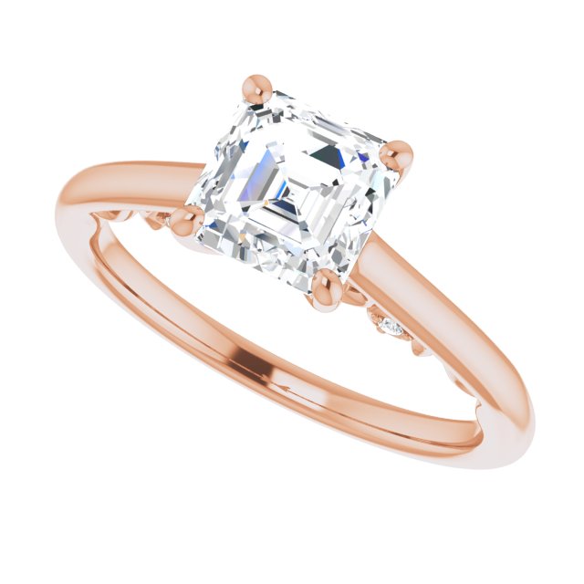 Rose Gold-Asscher