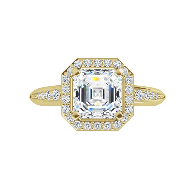 Yellow Gold-Asscher