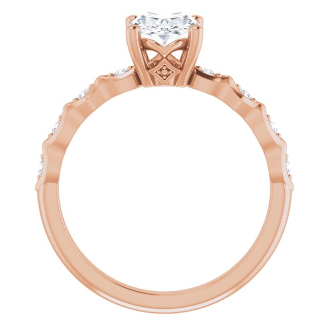 Rose Gold-Oval