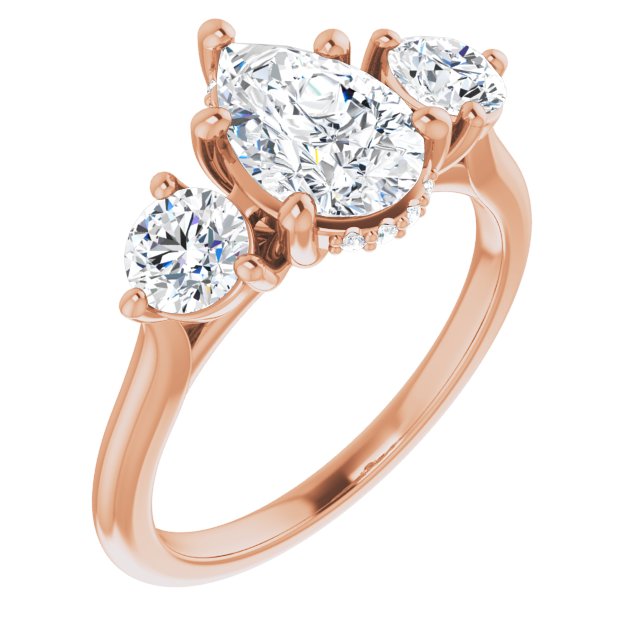 Rose Gold-Pear