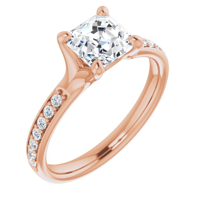 Rose Gold-Asscher