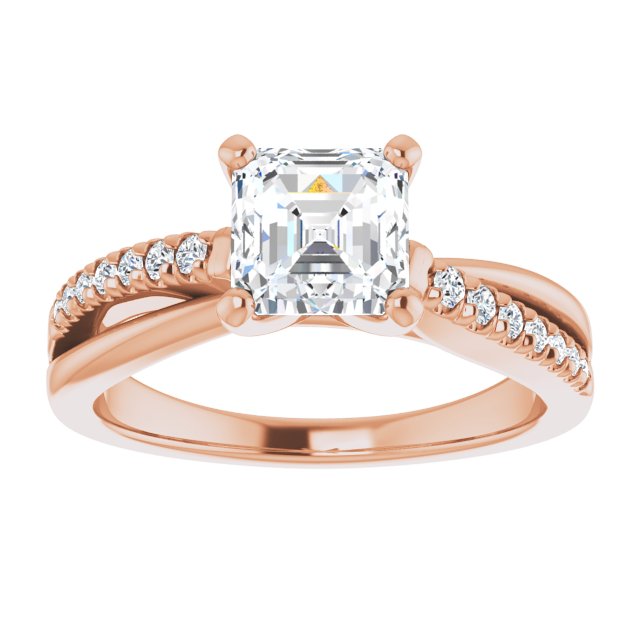 Rose Gold-Asscher