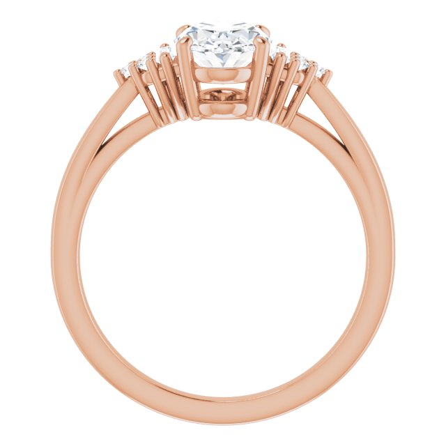 Rose Gold-Oval