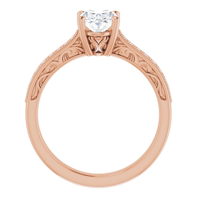 Rose Gold-Oval