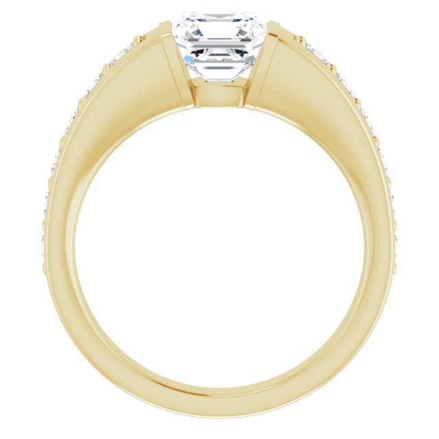 Yellow Gold-Asscher