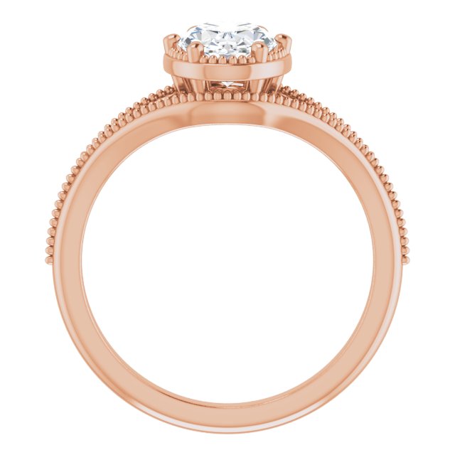 Rose Gold-Oval