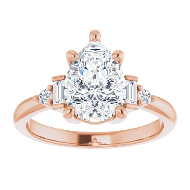 Rose Gold-Pear