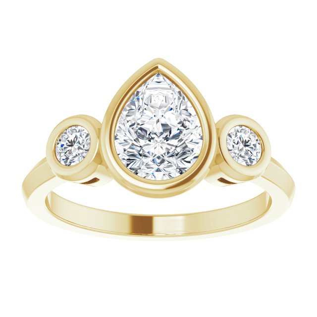 Yellow Gold-Pear