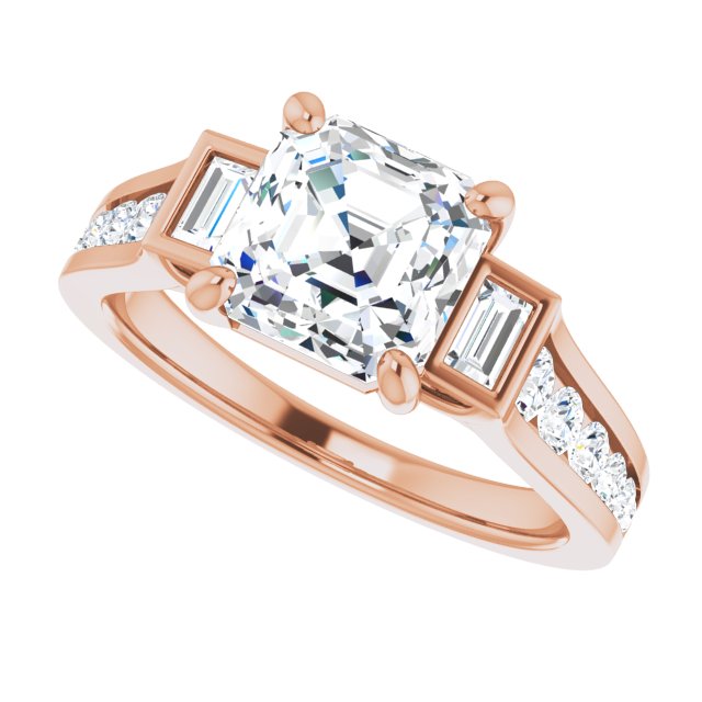 Rose Gold-Asscher