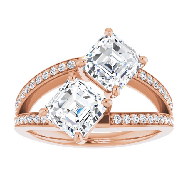 Rose Gold-Asscher