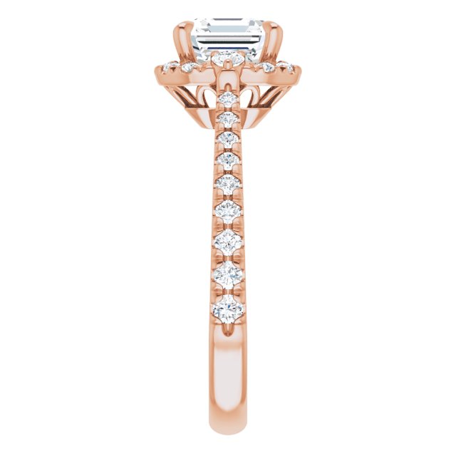 Rose Gold-Asscher