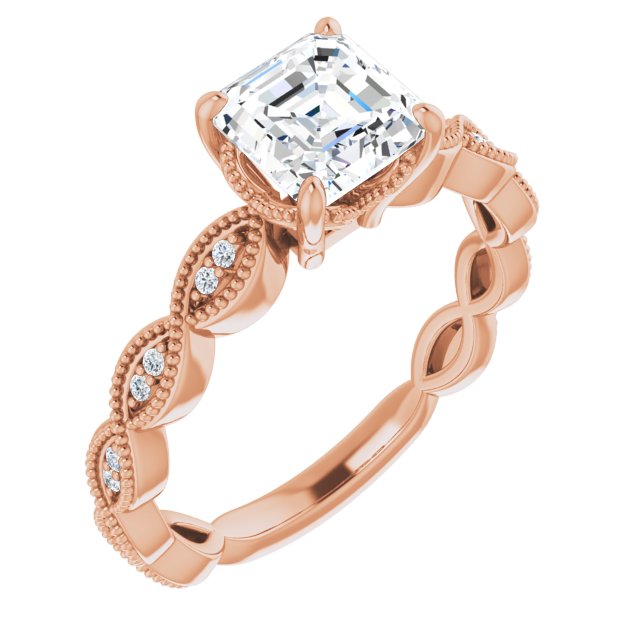 Rose Gold-Asscher