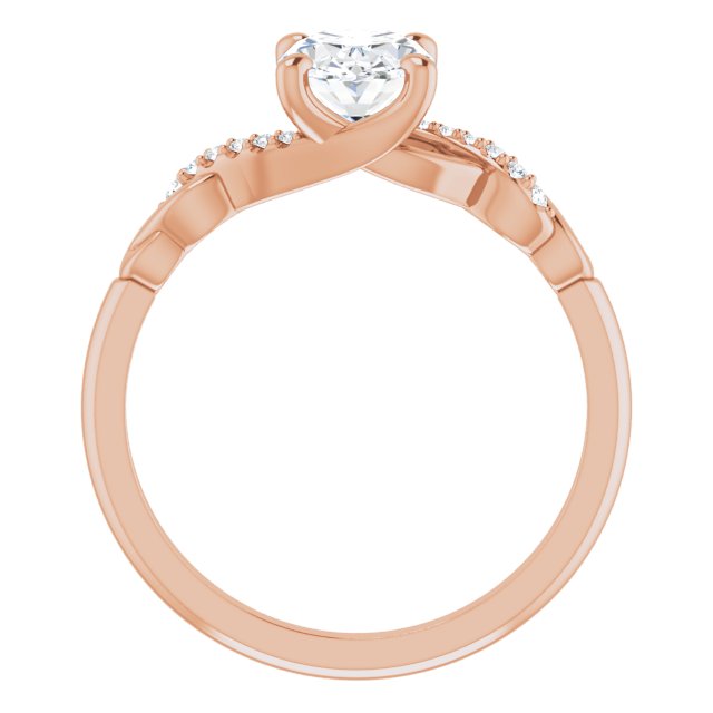 Rose Gold-Oval