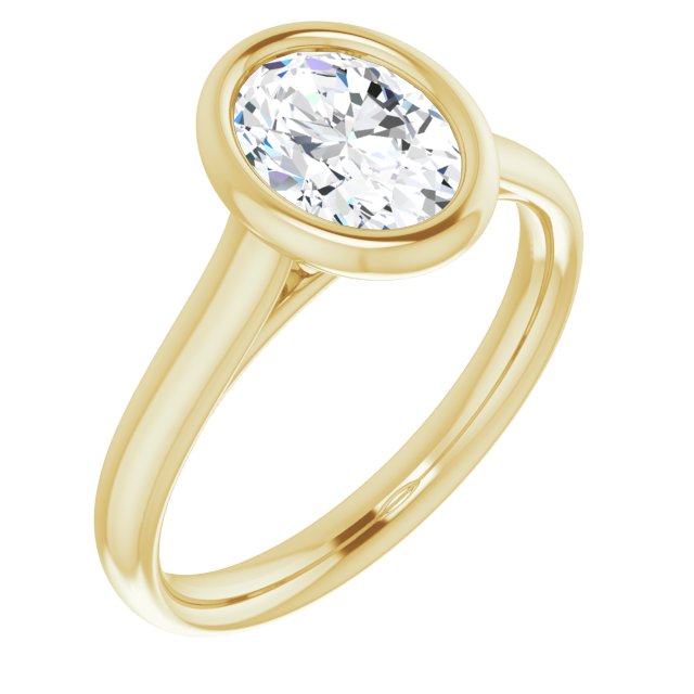 Yellow Gold-Oval