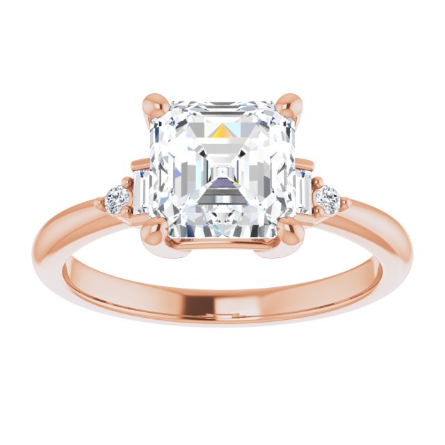 Rose Gold-Asscher