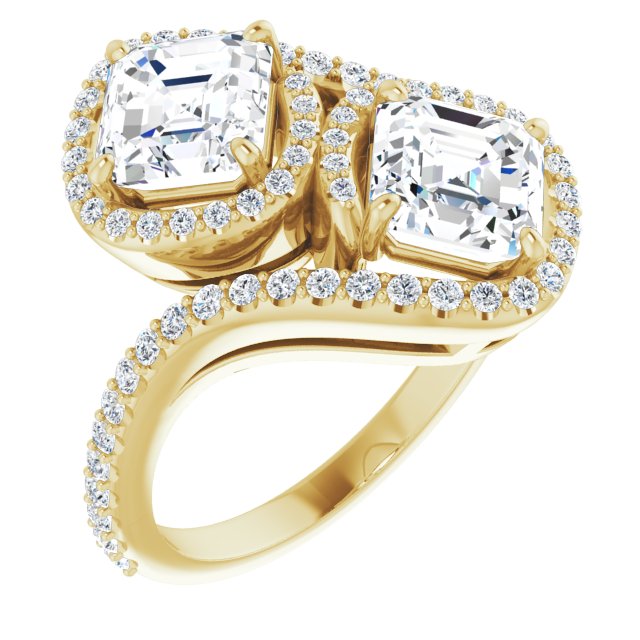 Yellow Gold-Asscher
