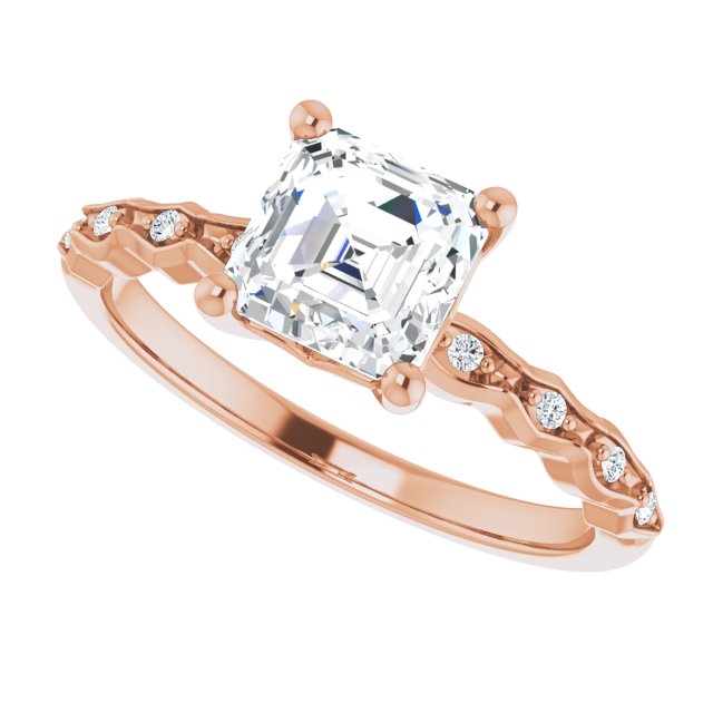 Rose Gold-Asscher