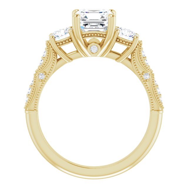 Yellow Gold-Asscher