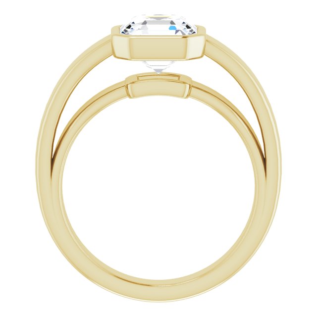 Yellow Gold-Asscher