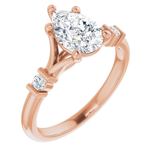 Rose Gold-Pear