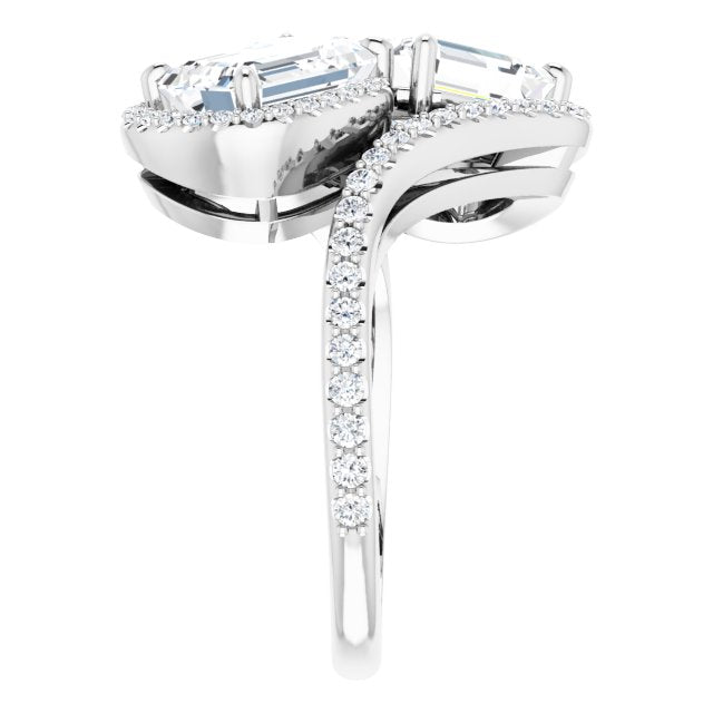 White Gold-Emerald