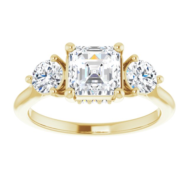 Yellow Gold-Asscher